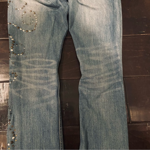 Sexy unique ABS Allen Schwartz Luxury Collection embellished jeans - Picture 13 of 16
